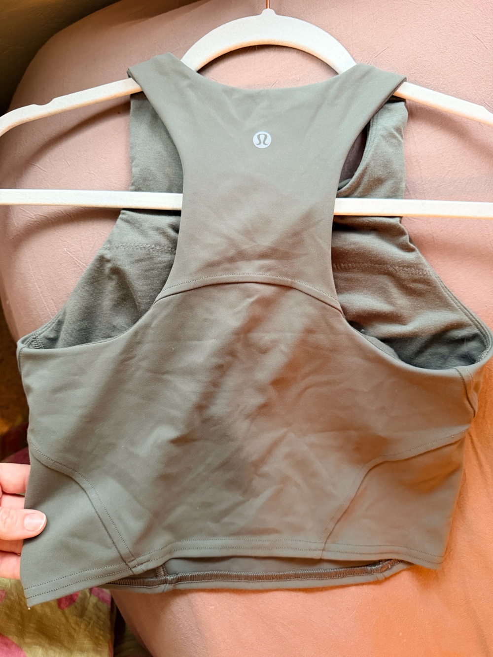 LULULEMON Olive Green Sports Bra Size 6